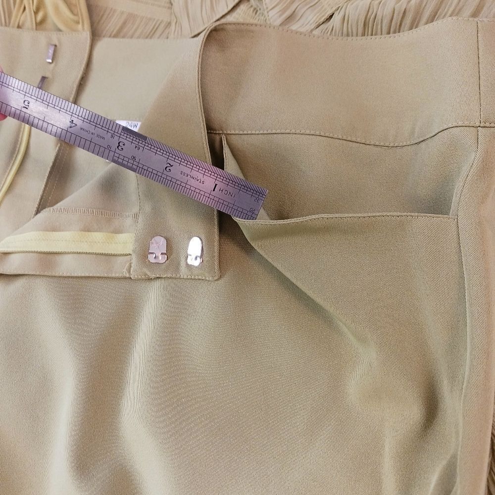 Three Piece Pant Set Lightweight Pockets Long Sleeve Gauzy Spring Green Size 24 - Picture 8 of 12